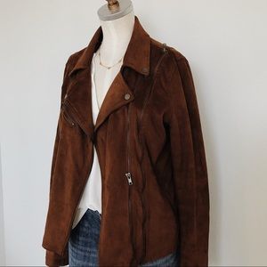 John + Jenn Faux Suede Jacket